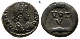 Arcadius AD 383-408. Uncertain mint. Nummus Æ