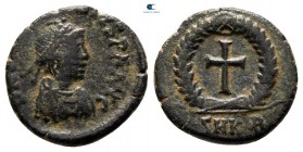 Theodosius II AD 402-450. Cyzicus. Follis Æ
