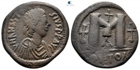 Anastasius I AD 491-518. Theoupolis (Antioch). Follis Æ