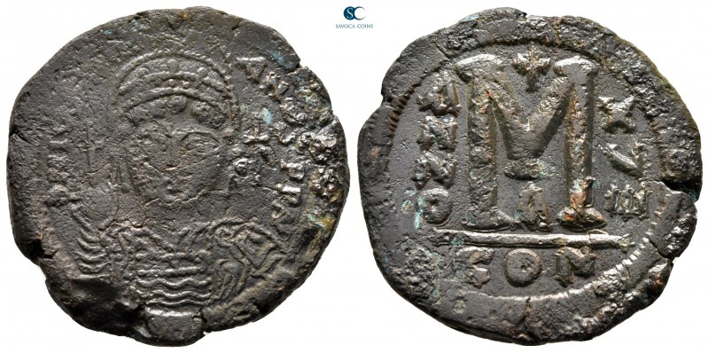 Justinian I AD 527-565. Constantinople
Follis Æ

34 mm., 19,15 g.



very...