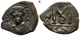 Constans II AD 641-668. Dated RY 11=AD 651/2. Constantinople. 2nd officina. Follis Æ