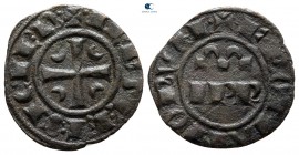 Frederico II AD 1197-1250. Messina or Brindisi. Denaro BI