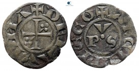 Archbishops AD 1232-1400. Ravenna. Denaro AR