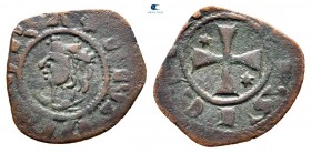 Federico II AD 1296-1337. Sicily. Messina. Denaro BI