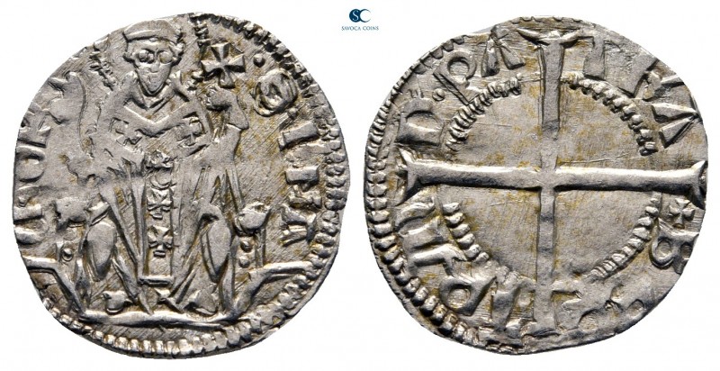 Bertando di San Genesio AD 1334-1350. Aquileia
Denaro AR

18 mm., 1,08 g.

...