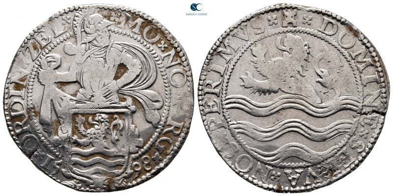 Netherlands. Zeeland. AD 1598.
Lion Dollar or Leeuwendaalder AR

40 mm., 26,9...
