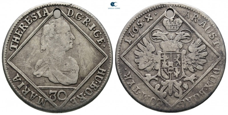 Austria. Maria Theresia AD 1740-1780.
30 Kreuzer 1765

29 mm., 6,64 g.


...