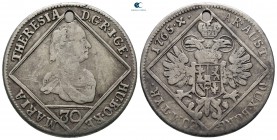 Austria. Maria Theresia AD 1740-1780. 30 Kreuzer 1765