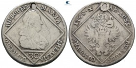 Austria. Maria Theresia AD 1740-1780. 30 Kreuzer 1768