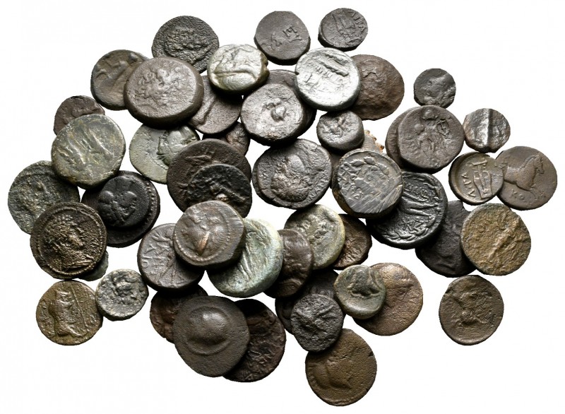 Lot of ca. 53 bronze coins / SOLD AS SEEN, NO RETURN!

very fine