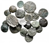 Lot of ca. 20 greek bronze coins / SOLD AS SEEN, NO RETURN!very fine