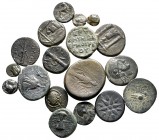 Lot of ca. 19 greek bronze coins / SOLD AS SEEN, NO RETURN!very fine