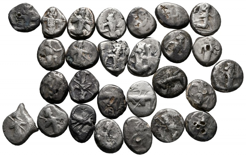 Lot of ca. 30 silver siglos / SOLD AS SEEN, NO RETURN!

nearly very fine / ver...