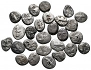 Lot of ca. 30 silver siglos / SOLD AS SEEN, NO RETURN!nearly very fine / very fine