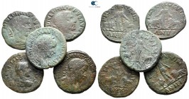 Lot of ca. 5 roman provincial bronze coins / SOLD AS SEEN, NO RETURN!nearly very fine