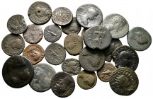 Lot of ca. 25 roman provincial bronze coins / SOLD AS SEEN, NO RETURN!very fine