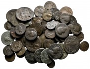 Lot of ca. 57 roman provincial bronze coins / SOLD AS SEEN, NO RETURN!nearly very fine