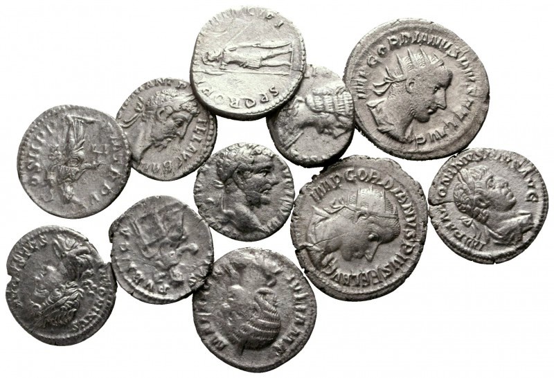 Lot of ca. 11 roman silver coins / SOLD AS SEEN, NO RETURN!

very fine
