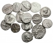 Lot of ca. 15 roman silver coins / SOLD AS SEEN, NO RETURN!nearly very fine