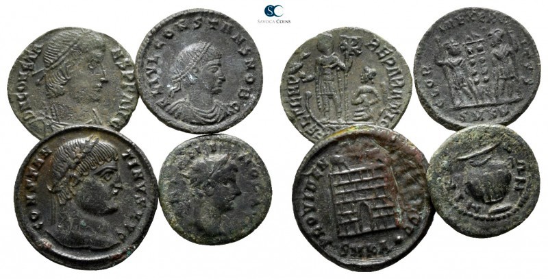 Lot of ca. 4 roman bronze coins / SOLD AS SEEN, NO RETURN!

very fine