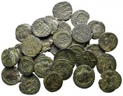 Lot of ca. 30 roman bronze coins / SOLD AS SEEN, NO RETURN!very fine