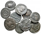 Lot of ca. 10 roman bronze coins / SOLD AS SEEN, NO RETURN!very fine