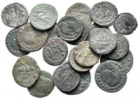 Lot of ca. 22 roman bronze coins / SOLD AS SEEN, NO RETURN!very fine