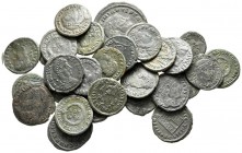 Lot of ca. 30 roman bronze coins / SOLD AS SEEN, NO RETURN!very fine