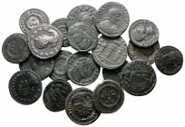 Lot of ca. 20 roman bronze coins / SOLD AS SEEN, NO RETURN!very fine