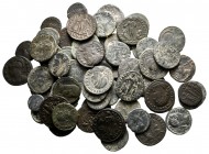 Lot of ca. 62 roman bronze coins / SOLD AS SEEN, NO RETURN!very fine