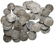 Lot of ca. 45 medieval silver coins / SOLD AS SEEN, NO RETURN!very fine