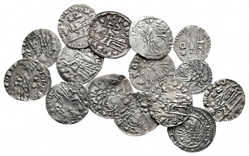 Lot of ca. 15 medieval silver coins / SOLD AS SEEN, NO RETURN!

very fine