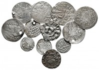 Lot of ca. 11 medieval silver coins / SOLD AS SEEN, NO RETURN!very fine