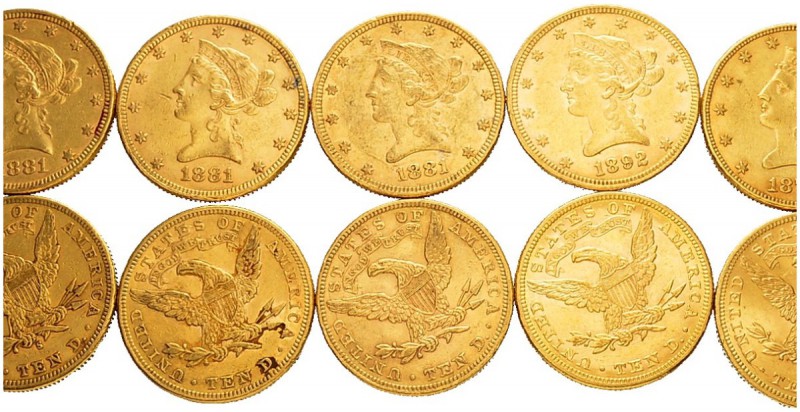 [225.69g] 
USA
10 Dollars Liberty. Feingewicht total: 225.69 g. Handelsübliche...