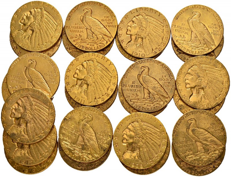 [188.07g] 
USA
5 Dollars Indian. Feingewicht total: 188.07 g. Handelsübliche E...