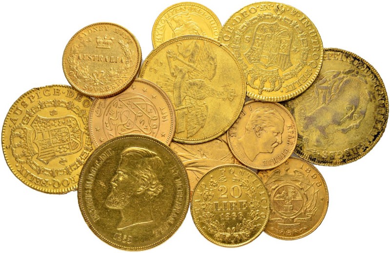 [107.60g] 
GOLDMÜNZENLOTS DIVERSER LÄNDER
Diverse Länder
Verschiedene Nominal...
