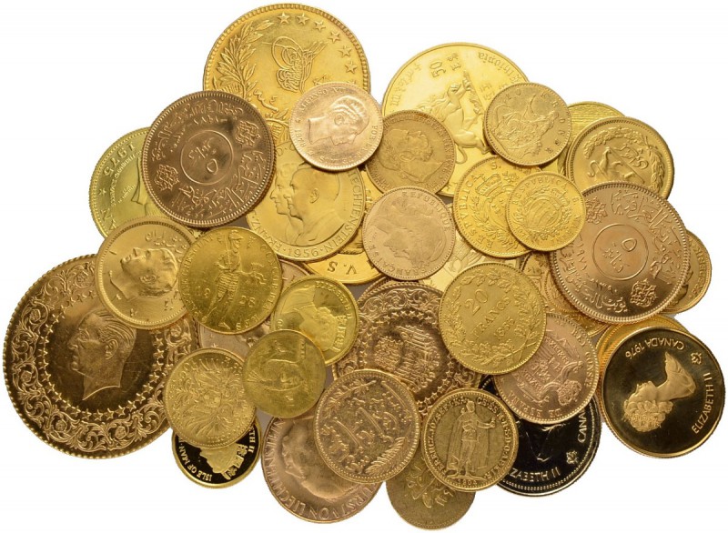 [302.86g] 
GOLDMÜNZENLOTS DIVERSER LÄNDER
Diverse Länder
Verschiedene Nominal...