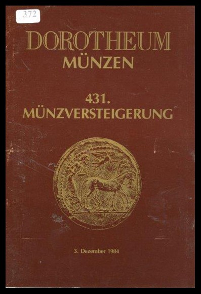 Dorotheum
431. Münzauktion
leicht gebraucht