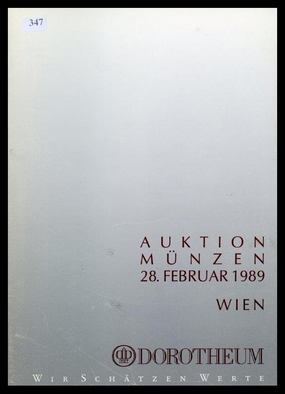 Dorotheum
Münzauktion / Sonderauktion / Salzburg und Tirol
leicht gebraucht
