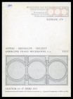 Dr. Busso Peus Nachf.
Katalog 279 / Auktion 14.- 17. März 1972
leicht gebraucht