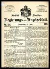 Fürstlich - Lippische Zeitung
Regierungs- und Anzeigeblatt ( Nr. 174 / Donnerstag, 27. Juli 1876 )
leicht gebraucht