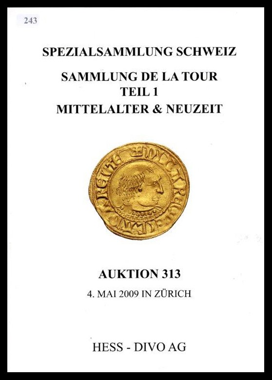 Hess -Divo AG
Spezialsammlung Schweiz / Sammlung de la Tour Teil 1 / Auktion 31...