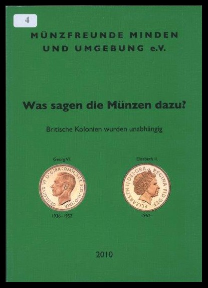 Münzfreunde Minden und Umgebung
Was sagen die Münzen dazu?
leicht gebraucht