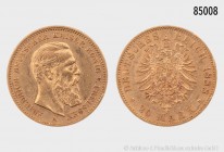Preussen, Friedrich III. (9. März - 15. Juni 1888), 20 Mark 1888 A. 900er Gold. 7,92 g; 22 mm. AKS 119; Jaeger 248. Sehr schön.