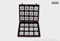BRD, Komplettsatz aller Silbergedenkmünzen 10 DM (625er Silber) auf die Olympischen Spiele 1972 in München (AKS 200-205, Jaeger 401a-405), insgesamt 2...