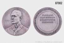 Hundezucht, Silbermedaille o. J., von Poellath, Schrobenhausen, Baron von Gingins Gedächtnis-Medaille. 900er Silber. 34,86 g; 45 mm. Vorzüglich.