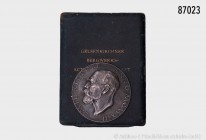 Silbermedaille 1913, von Adolf von Hildebrand, für treue Dienste, der Gelsenkirchener Bergwerks-A.G. Vs. Porträt Emil Kirdorfs nach links. Rs. 3 Zeile...