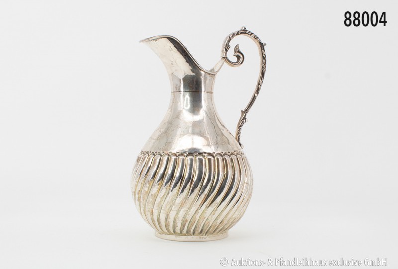 Wasserkanne, 900er Silber, vermutlich USA, ca. 1930er Jahre 790 g, H 25 cm. Henk...