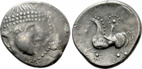 EASTERN EUROPE. Imitations of Philip II of Macedon (2nd-1st centuries BC). Tetradrachm. "Velemer" type.
