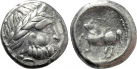 EASTERN EUROPE. Imitations of Philip II of Macedon (2nd-1st centuries BC). Tetradrachm. "Pegasos" type.
